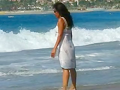 Wet dress See through