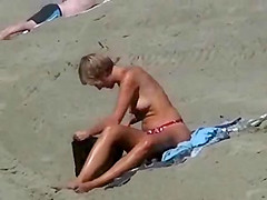 Lovely blondie - hidden cam