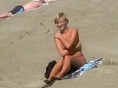 Lovely blondie - hidden cam