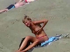 Lovely blondie - hidden cam