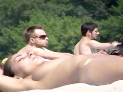 Nudist Beach hottie from ukraine -- Black sea topless