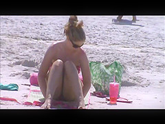 candid beach teen crotch shot 65 and 66,, nice cameltoes