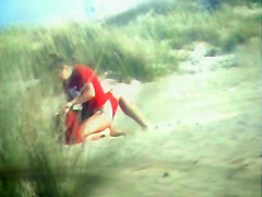 VOYEUR ON THE BEACH 23 couple fuck on the beach