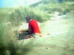 VOYEUR ON THE BEACH 23 couple fuck on the beach