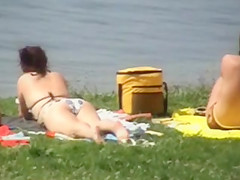 topless beach voyeur