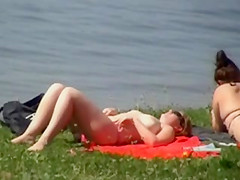 topless beach voyeur