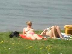 topless beach voyeur