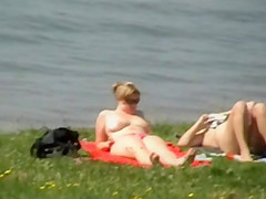 topless beach voyeur
