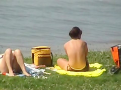 topless beach voyeur