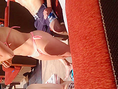 Sexy latin in thong bikini 2