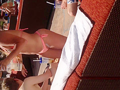 Sexy latin in thong bikini 2