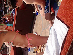 Sexy latin in thong bikini 2