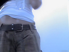 Nice Girl Spied In Beach Cabin