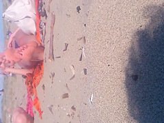 Candid Sexy Teen Beach Feet with Faceshot