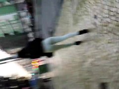 Teen ass on the street