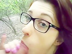 Horny homemade Blowjob, Public porn clip