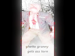 Ghetto granny torn hole