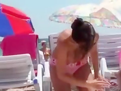big boobs beach
