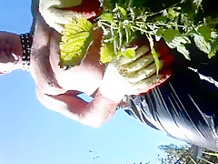 Fabulous homemade Mature, Outdoor sex movie