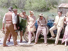 Bobbi Starr, Dylan Ryder, Julia Ann and Natasha Marley are slutty high society