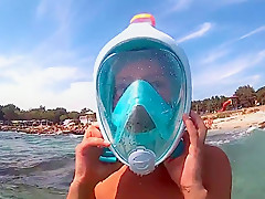 Urlaub 2017 Camping - Wir unter Wasser nackt!