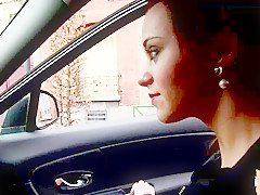 Lea Guerlin rides cock in the backseat