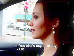 Lea Guerlin rides cock in the backseat