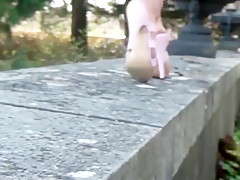 Crazy homemade Outdoor, MILFs sex video