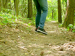 Kristof Cale & Vyvan Hill in Sex Outside for Horny Young Teen - DaneJones