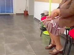 Dick bulge flash at doctor