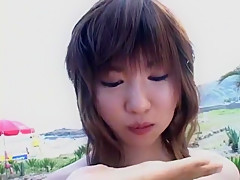 Incredible Japanese chick in Exotic Outdoor JAV clip