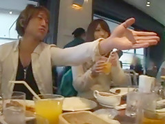 Horny Japanese model Miina Fujimai, Nozomi Osawa, Jun Sena in Crazy POV, Car JAV movie