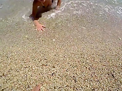 Incredible amateur Brunette, Bikini adult video