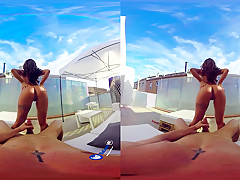 Patio Pussy Pounding