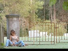 Amazing homemade Outdoor, Fingering porn scene