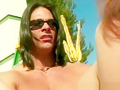Amazing pornstar Barbie Belle in exotic outdoor, facial adult movie
