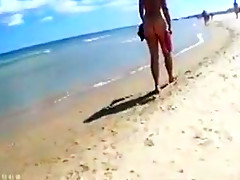 Horny homemade Mature, Beach adult scene