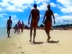 Horny homemade Mature, Beach adult scene