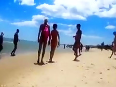 Horny homemade Mature, Beach adult scene