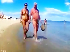 Horny homemade Mature, Beach adult scene