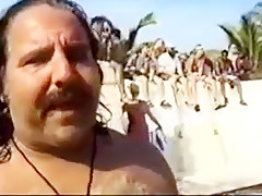 Hottest homemade Facial, Beach porn scene