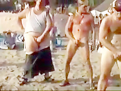 Hottest homemade Facial, Beach porn scene