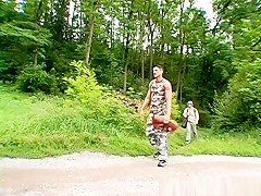 Fabulous pornstar in hottest lingerie, outdoor sex scene