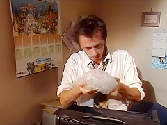 Best pornstars Sheena Pearl and Sandra Russo in horny blowjob, small tits adult movie