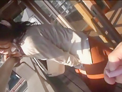 Amazing Japanese slut Marina Matsumoto in Incredible Doggy Style, Outdoor JAV scene