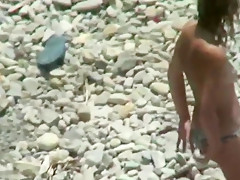 Horny homemade Beach adult scene