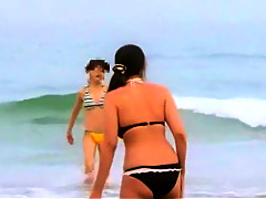 Fabulous Japanese chick Yumemi Nakagawa, Ren Azumi in Crazy Massage JAV scene