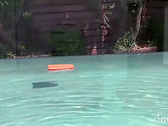 Brooke Haze In Tiny Teen 18+ Fucked After Swimming In The Pool