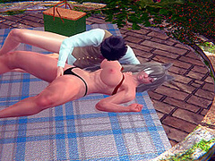 Hentai 3d And 3d Hentai In Ghislaine Dedoldia Ass Fucking Near The Wall