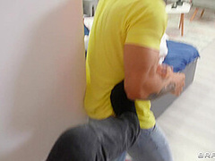 High Five For Double Penetration! With Angelo Godshack, Chloe Lamour, Pavlos Hard - Brazzers